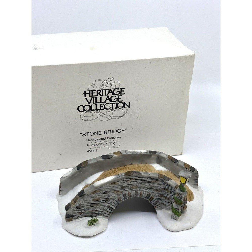 Department 56 Heritage Village Stone Bridge Box